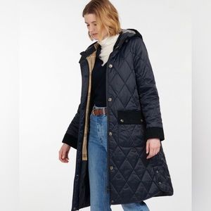 NWOT Barbour Mickley Jacket in Navy/Black (UK8/US4)